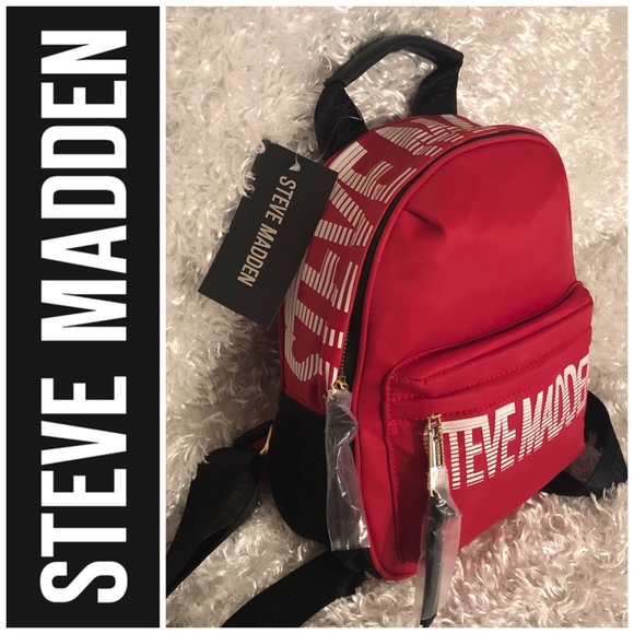 Steve madden red mini backpack Clearance